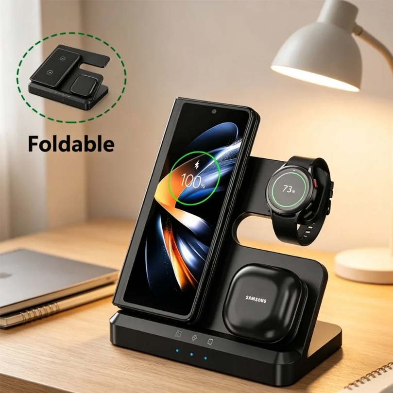 Phone Cooling Fan - 3 in 1 Fast Wireless Charger