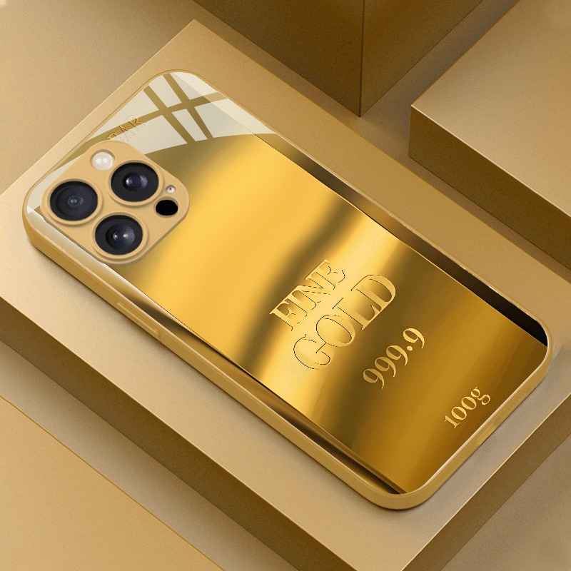 Phone Accessories Wholesale - Gold Bullion Pattern Gold Metallic Paint