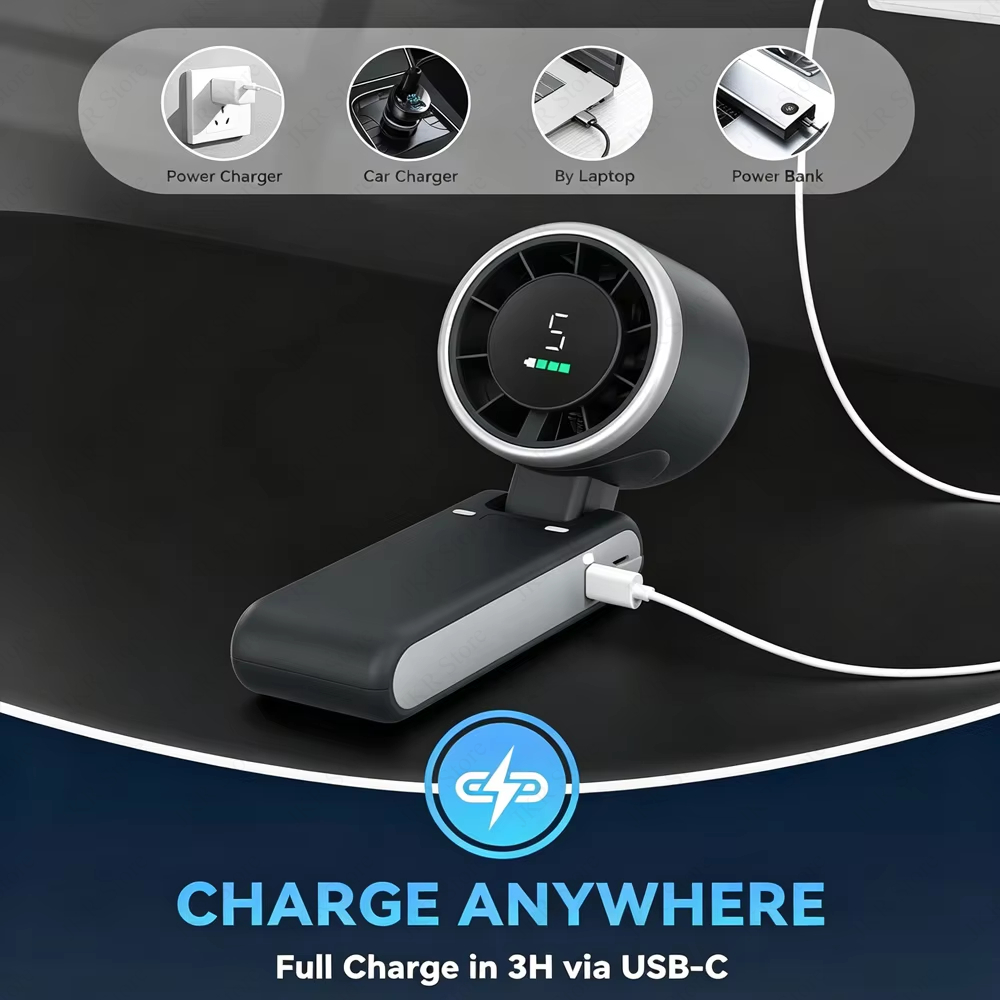 Portable Handheld Mini Fan 5 S - Phone Cooling Fan review and price