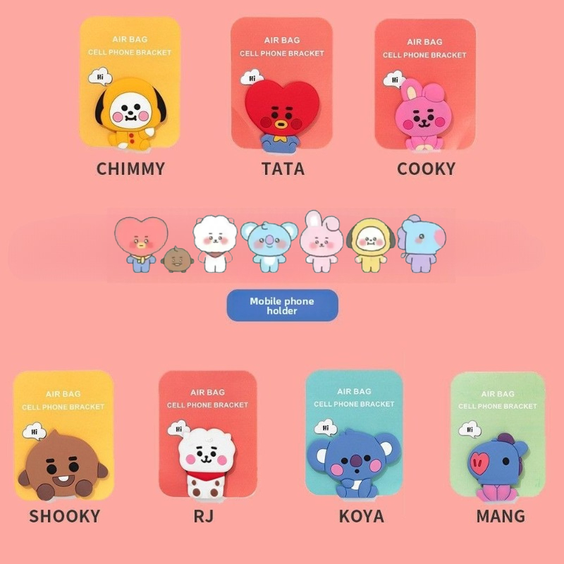 BT21cartoon cute silicone hand - Phone Accessories Wholesale review and price