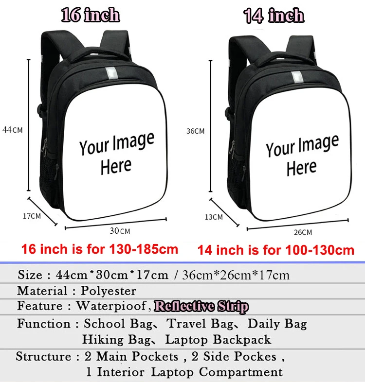 3pcs/Set Custom Backpacks Teen - Phone Accessories Wholesale In China review and price