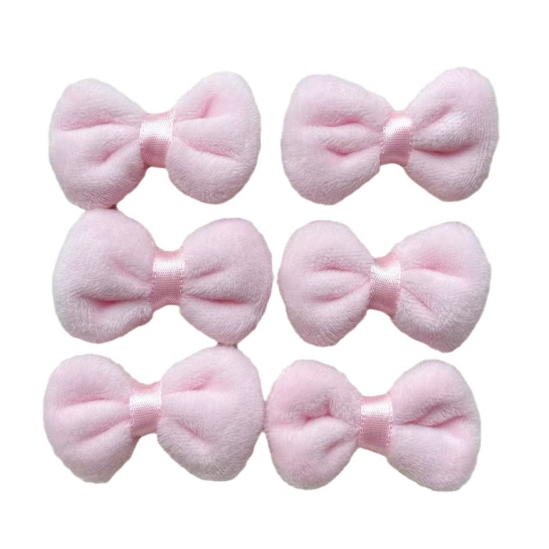 10pcs Pink Plush Bow Fabric Su - Phone Accessories Wholesale In China review and price