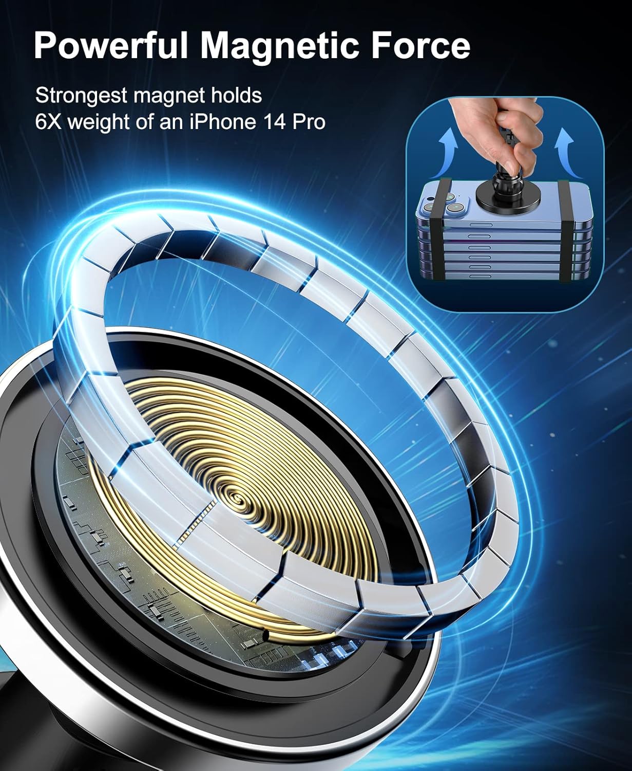UYUXIO Magnetic Car Mount Phon - Phone Cooling Fan review and price