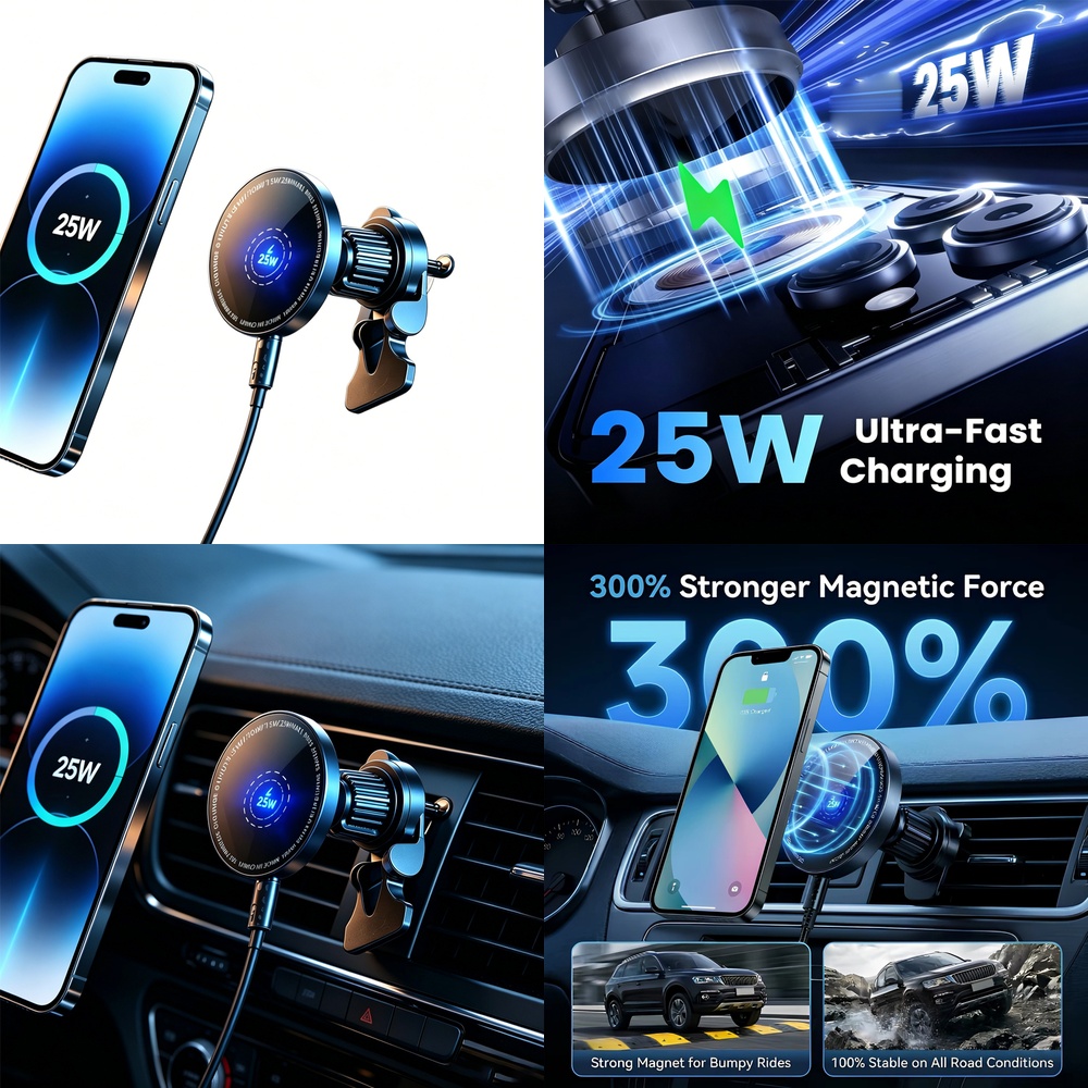 25W Super Fast Magnetic Wirele - Phone Cooling Fan review and price