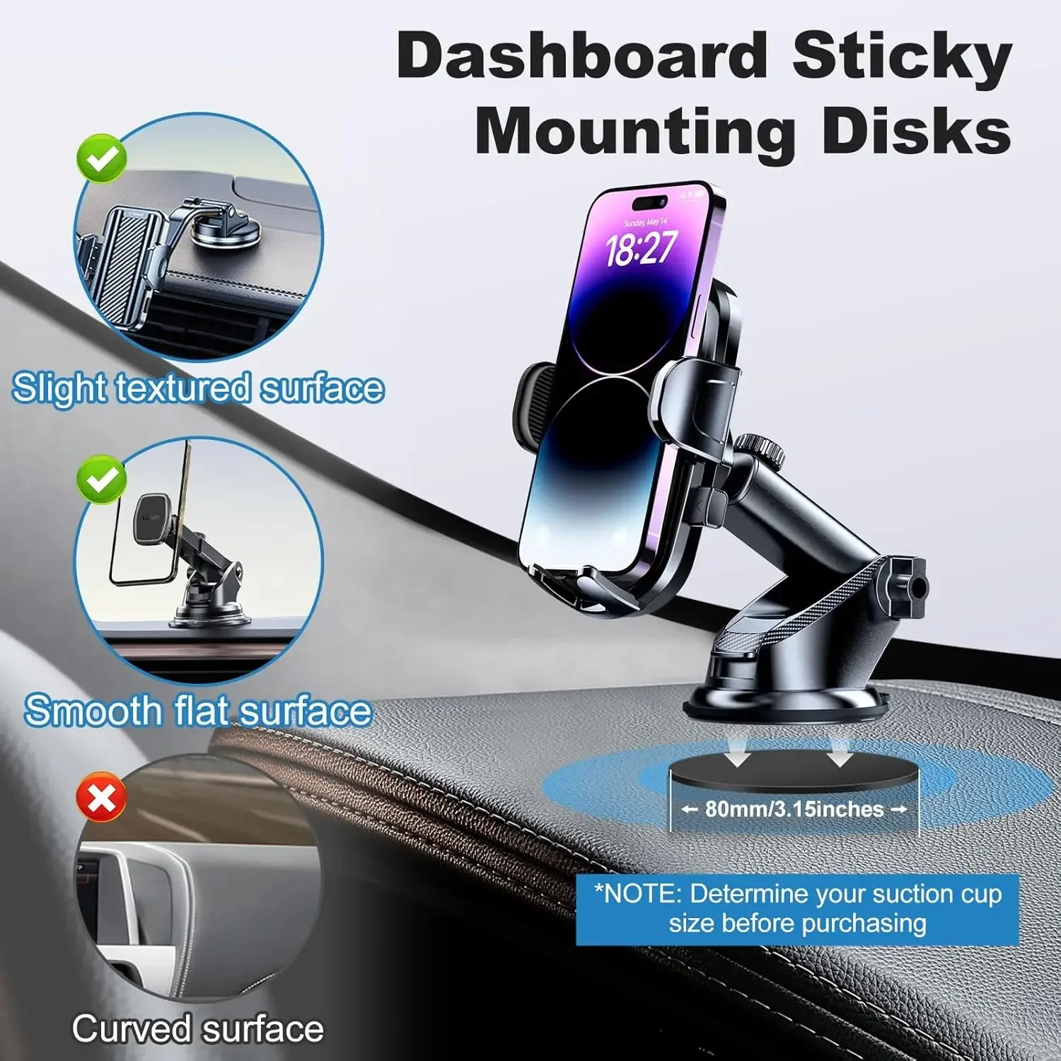 Universal Dashboard Adhesive S - Car Mount Phone review and price