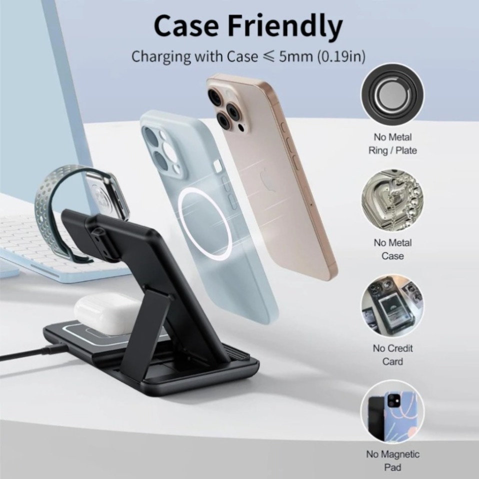 Night LED Light 3 In 1 Wireles - Phone Cooling Fan review and price