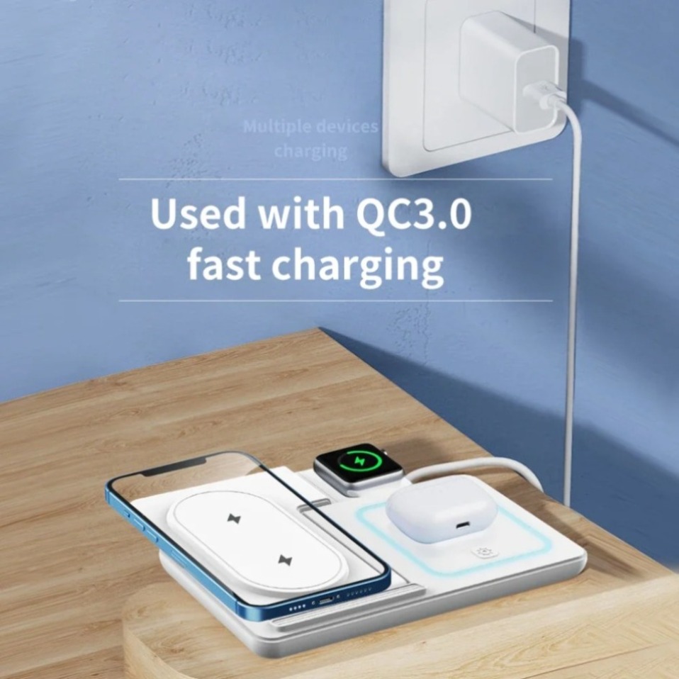 Night LED Light 3 In 1 Wireles - Phone Cooling Fan review and price