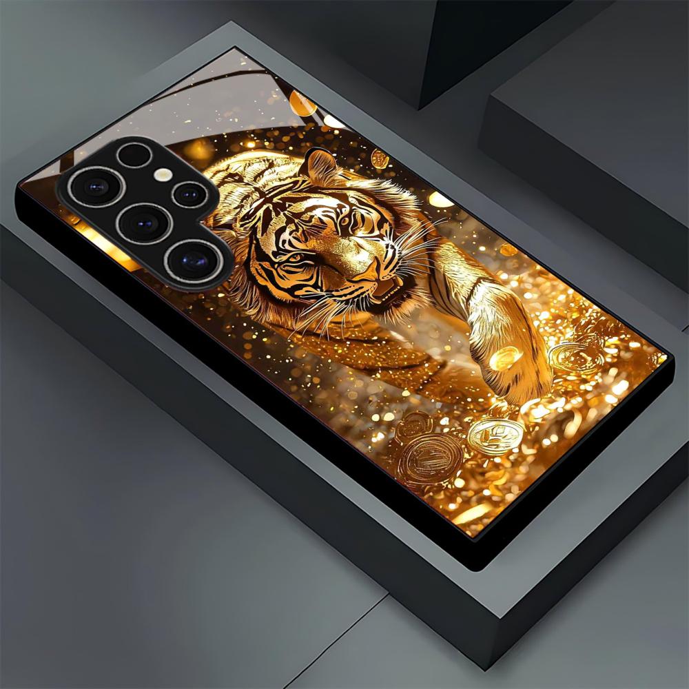 Tiger pattern glass Phone Case - Samsung Galaxy S24 review and price